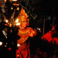 traditionell balinesische Tanzvorführung